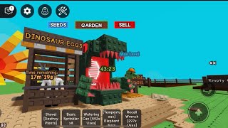 Making The Upgrade Machine Max Level And Trying To Get Big Plantsgrow A Garden