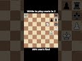 Mate in 2 | Find the Winning Move ♟️ | Chess Puzzle
