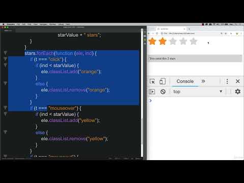 55 Modern JavaScript 33 007 Star Rating Code Review