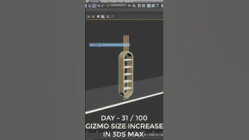 DAY - 31/100 GIZMO SIZE INCREASE #3dsmax #3d #shorts #trending #learning#vray#3dmodeling#3danimation