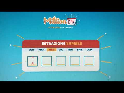 Million Day estrazione di mercoledì 1 aprile 2020