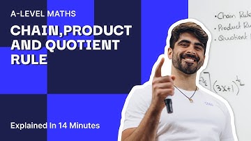 32. Chain, Product and Quotient Rule Explained in 14 Minutes
