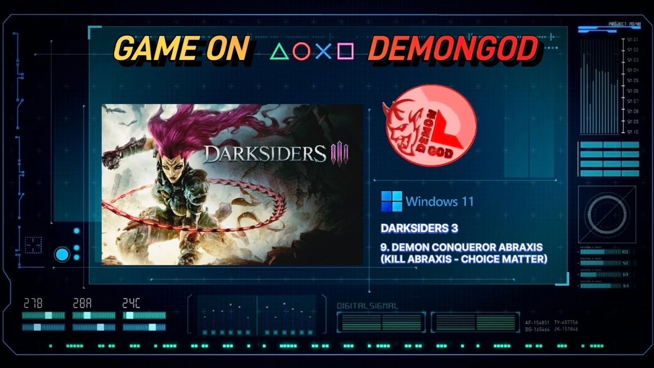 9. Darksiders 3 - Demon Conqueror Abraxis (Kill Abraxis - Choice Matter)