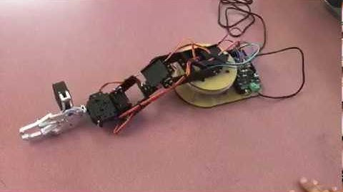 Wirelessly Controlling a Robotic Arm using Hand Gestures