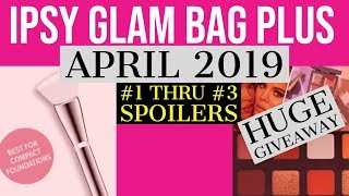 Ipsy glam bag plus april 2019 spoilers