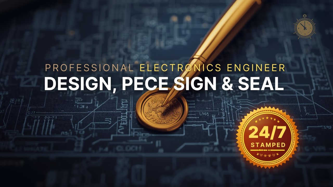PROFESSIONAL ELECTRONICS ENGINEER PECE SIGN AND SEAL - YouTube