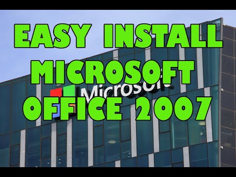 Paano mag install ng Microsoft Office ,  Easy How to  Install Microsoft Office 2007