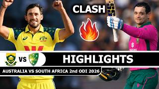 AUS vs SA 2nd ODI Match Highlights 2026 | Australia vs South Africa