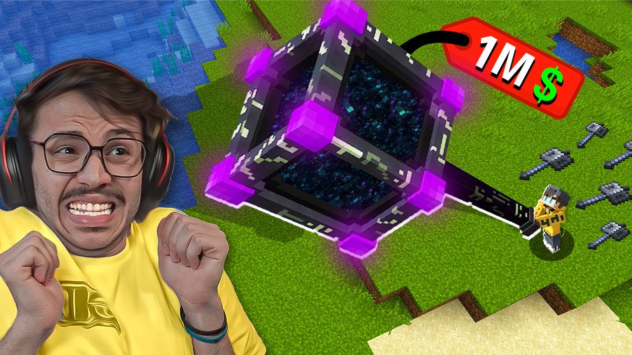 ماين كرافت ولكن اقدر اشتري انواع مجنونة من السلاح الجديد!! (ميس الـ  $1,000,000 دولار !!) 🔥😱
