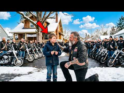 Homeless Boy Gave a Wounded Hells Angel His Only Blanket—50 Bikers Returned to Buy Him a Hom