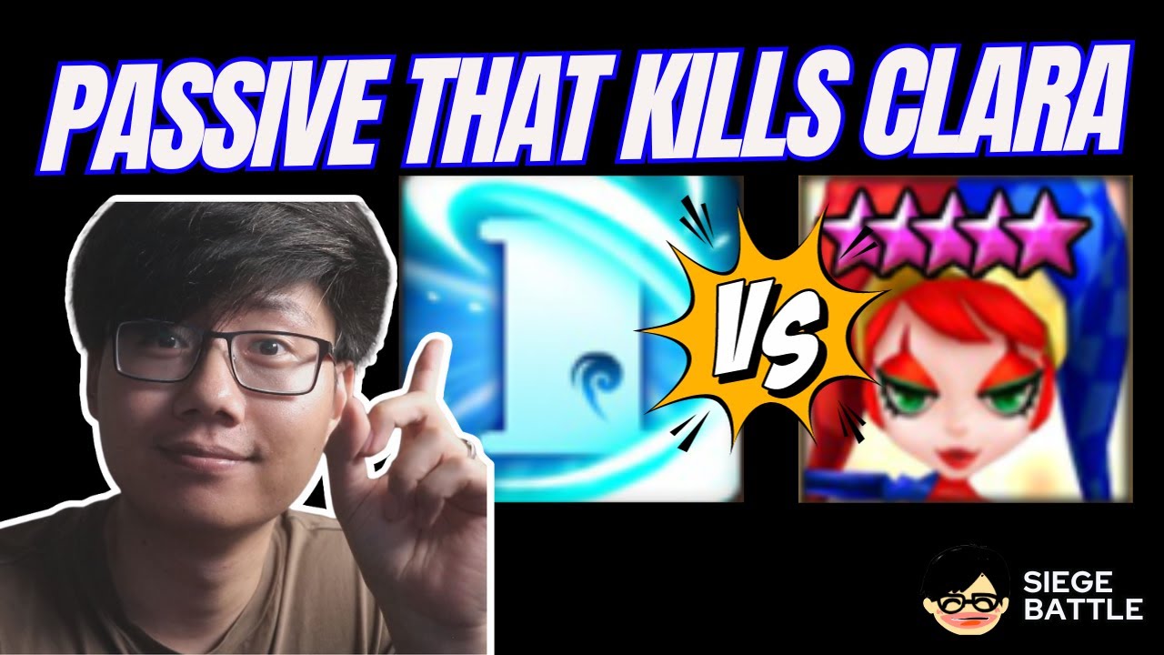 This is The Best Counter Unit Against Clara In Siege! - Summoners War