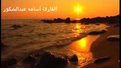 اجمل صوت تلاوة للقرآن الكريم الشيخ اسامه عبدالشكور