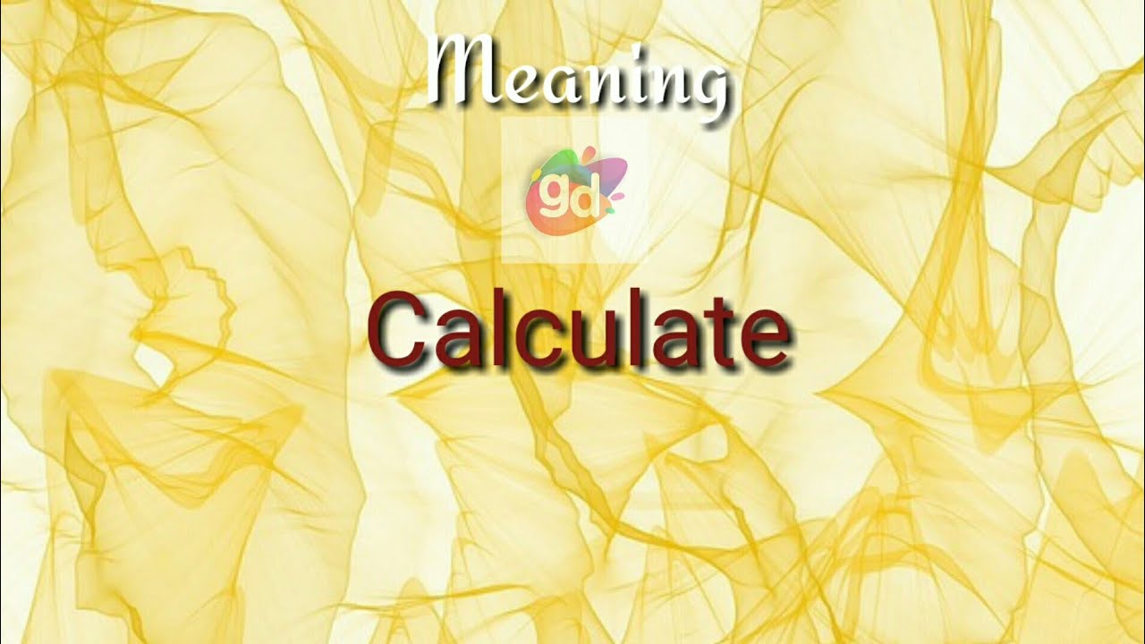 Calculate Meaning with Pronunciation||Googul Dictionary||