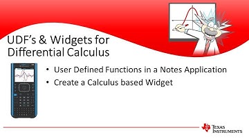 User Defined Functions and Widgets in Calculus | Mathematical Methods | TI-Nspire CX CAS