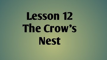 Lesson 12  The Crow