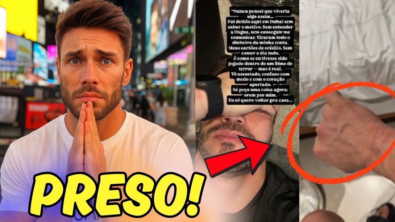 URGENTE! LUCAS VIANA DETIDO EM DUBAI — PEDIDO DE SOCORRO CHOCA A INTERNET!