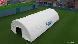 Inflatable pool tent winter tent outdoor canopy from Chinee inflatables tent1-652