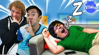 Dont Wake Our BOSS Challenge! We Almost Got Fired😲!