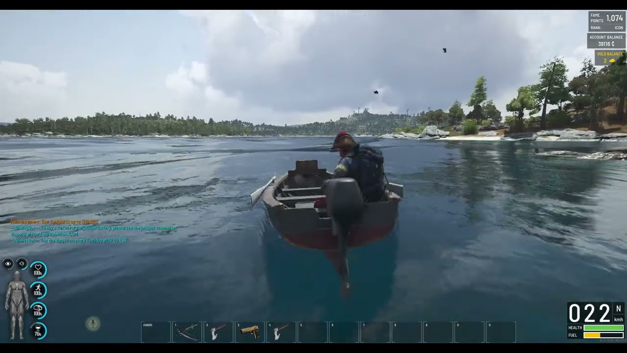 Scum Auto drive boat