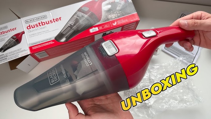 REVIEW Black+Decker Dustbuster QuickClean Cordless Hand held Vacuum 