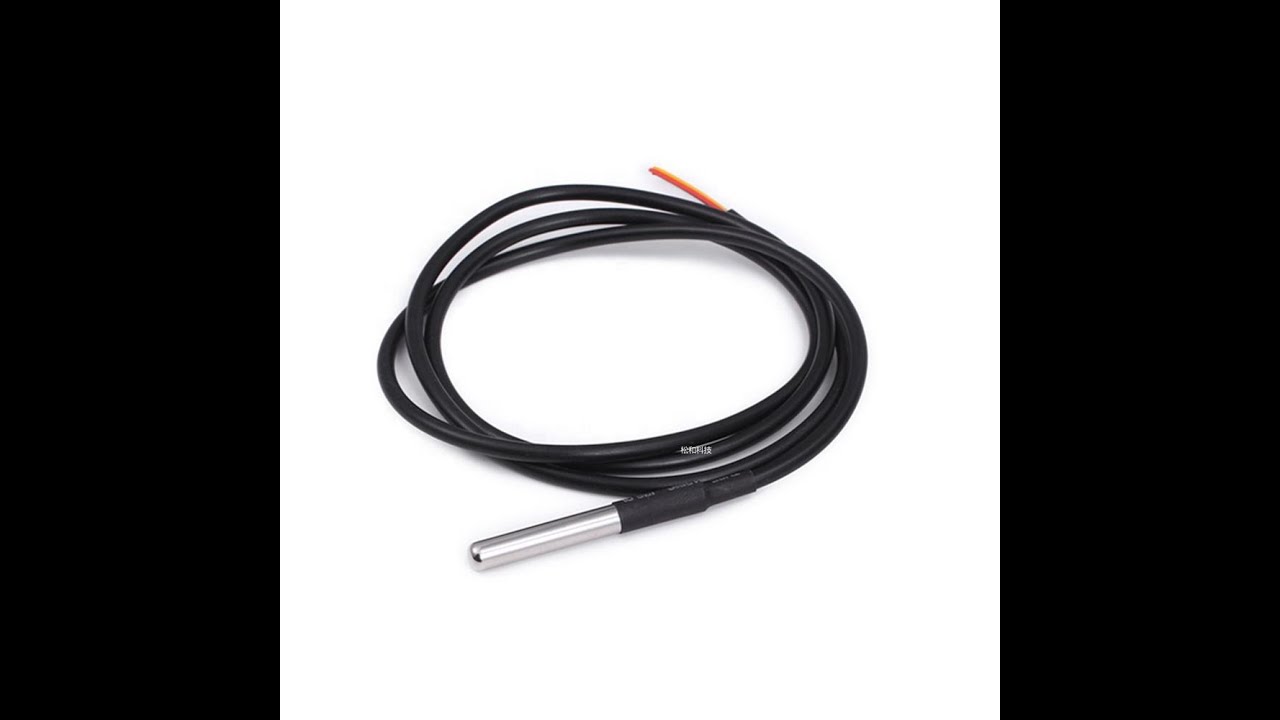 Датчик температуры DS1820 из нержавеющей стали - YouTube