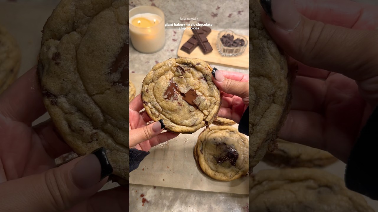 thick chocolate chunk cookies 🍪🤎 