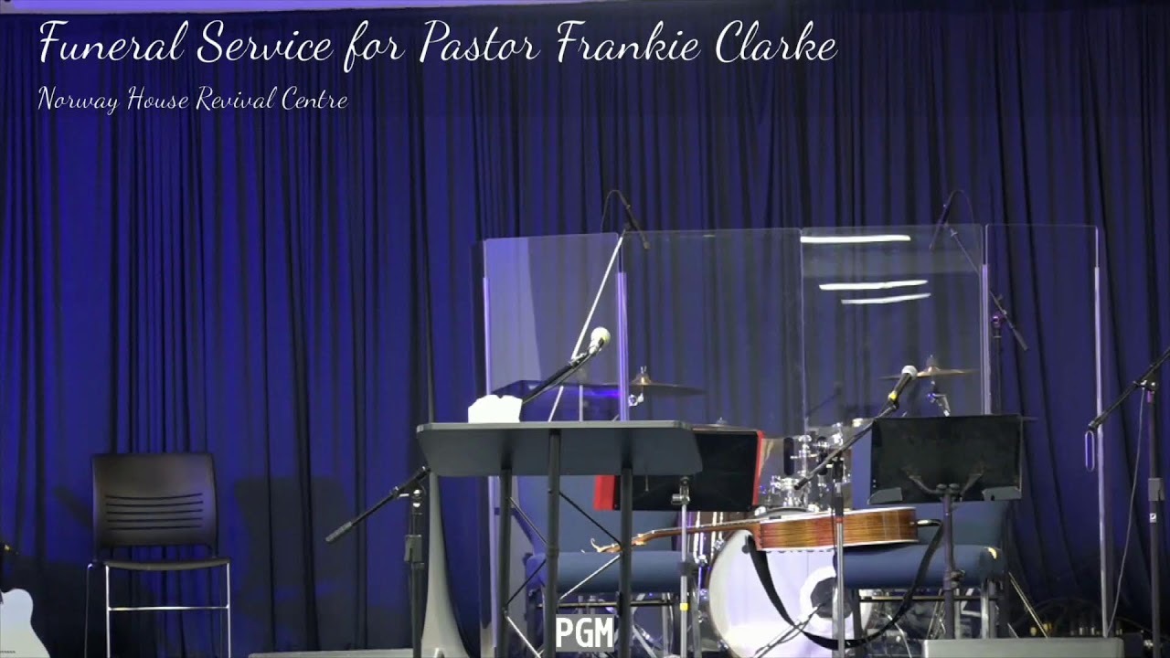 Frankie Clarke Funeral Service - YouTube