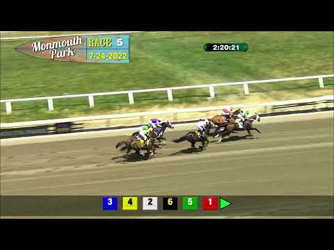 video thumbnail for MONMOUTH PARK 07-24-22 RACE 5