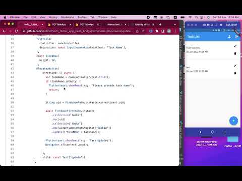 19. Update Task in Cloud Firestore | Todo App using Flutter-Firebase | Module 15 Part 5