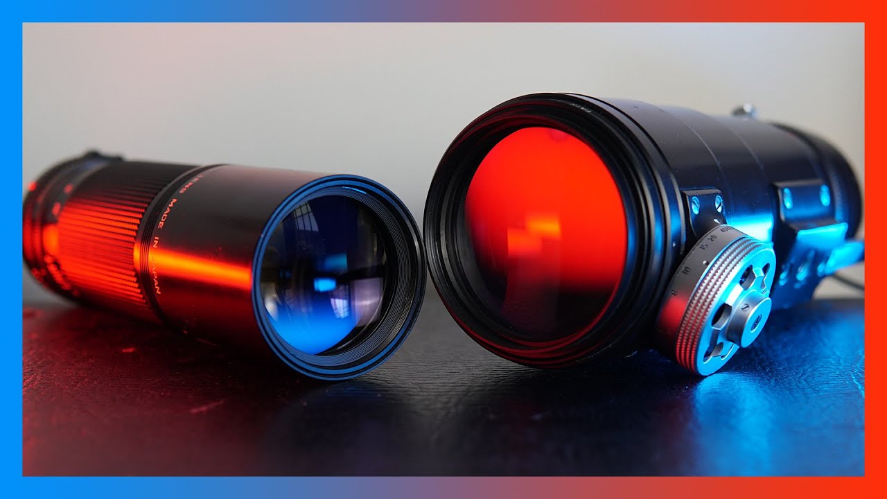 Canon FD 300mm f5.6 VS Tair 3S 300mm f4.5 vintage lenses comparison