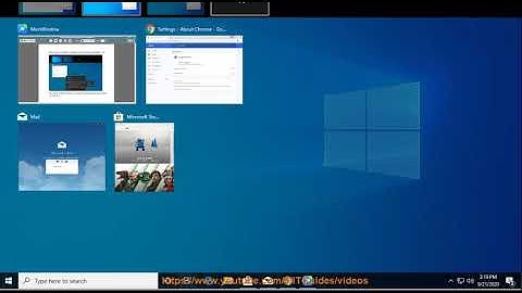 Move a Window to Another Virtual Desktop on Windows 10