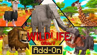 MINECRAFT: WILDLIFE CRAFT 1.0! - MAIS DE 100 ANIMAIS NOVOS NO MINECRAFT!!! Addon Bedrock 26.10