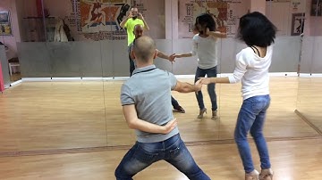 On2 Salsa Intermediate level combination partnerwork