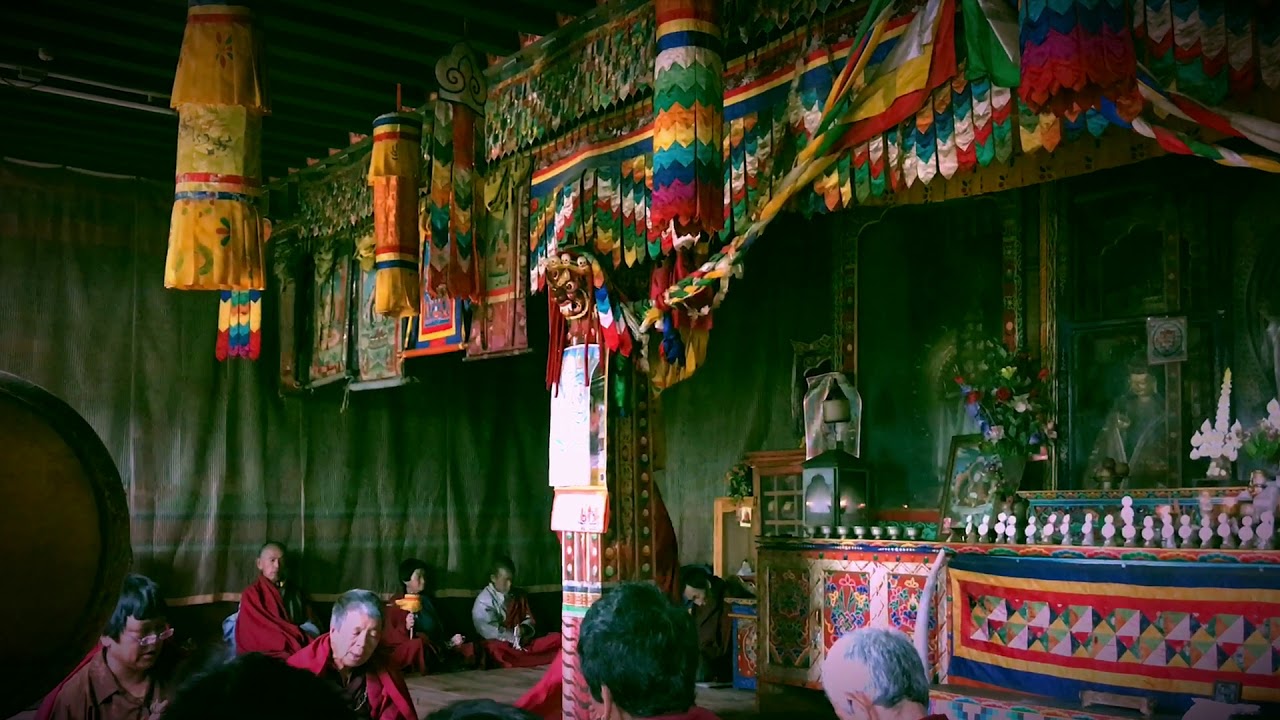 Elderly nuns with melodious  voice, Bhutan