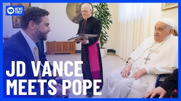 US Vice President JD Vance Meets With Pope On Easter | 10 News First