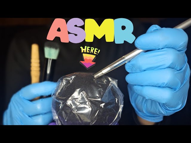 [ASMR] Tingles P.2: Relaxing Sounds with Plastic Wrap Over Microphone 音フェチ
