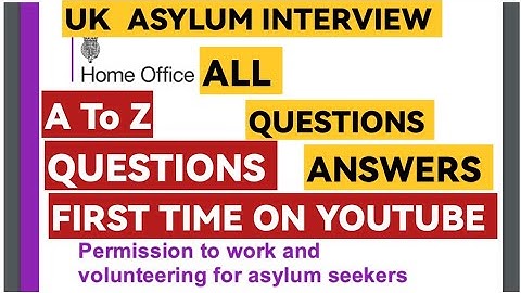 Uk asylum big interview all questions and answers | uk asylum Substantive BIG Interview All Question