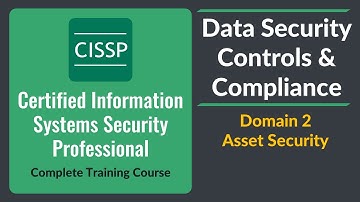 CISSP Data Security Controls & Compliance - Domain 2 Asset Security | Urdu | Hindi |