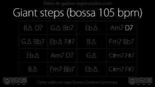 Giant steps  : Backing track (bossa)