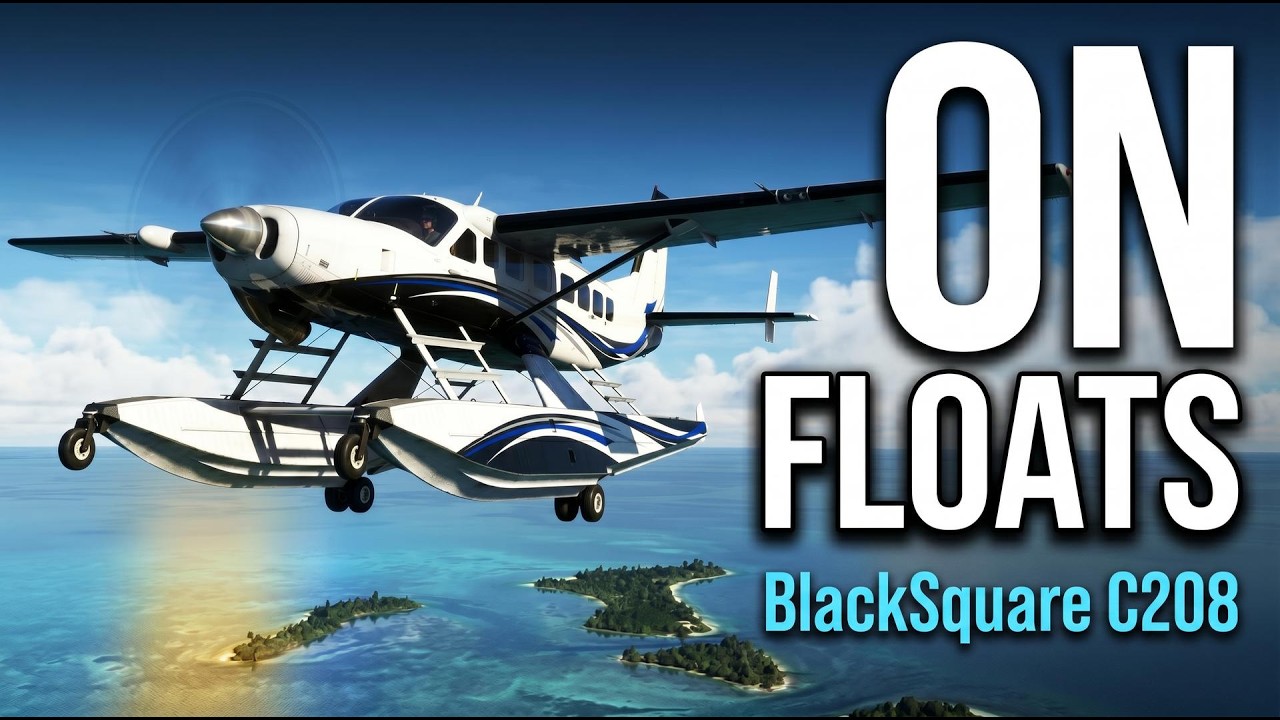 We CONVERTED Our BlackSquare C208 Caravan to a FLOATPLANE | Real World Ops MSFS 2024
