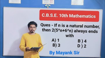 If n is a natural number than 2( 5^n + 6^n ) always end with      a) 1     b) 4      c) 3    d) 2
