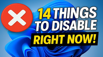 Disable these 14 Things in Windows 11 Right Now! 2025