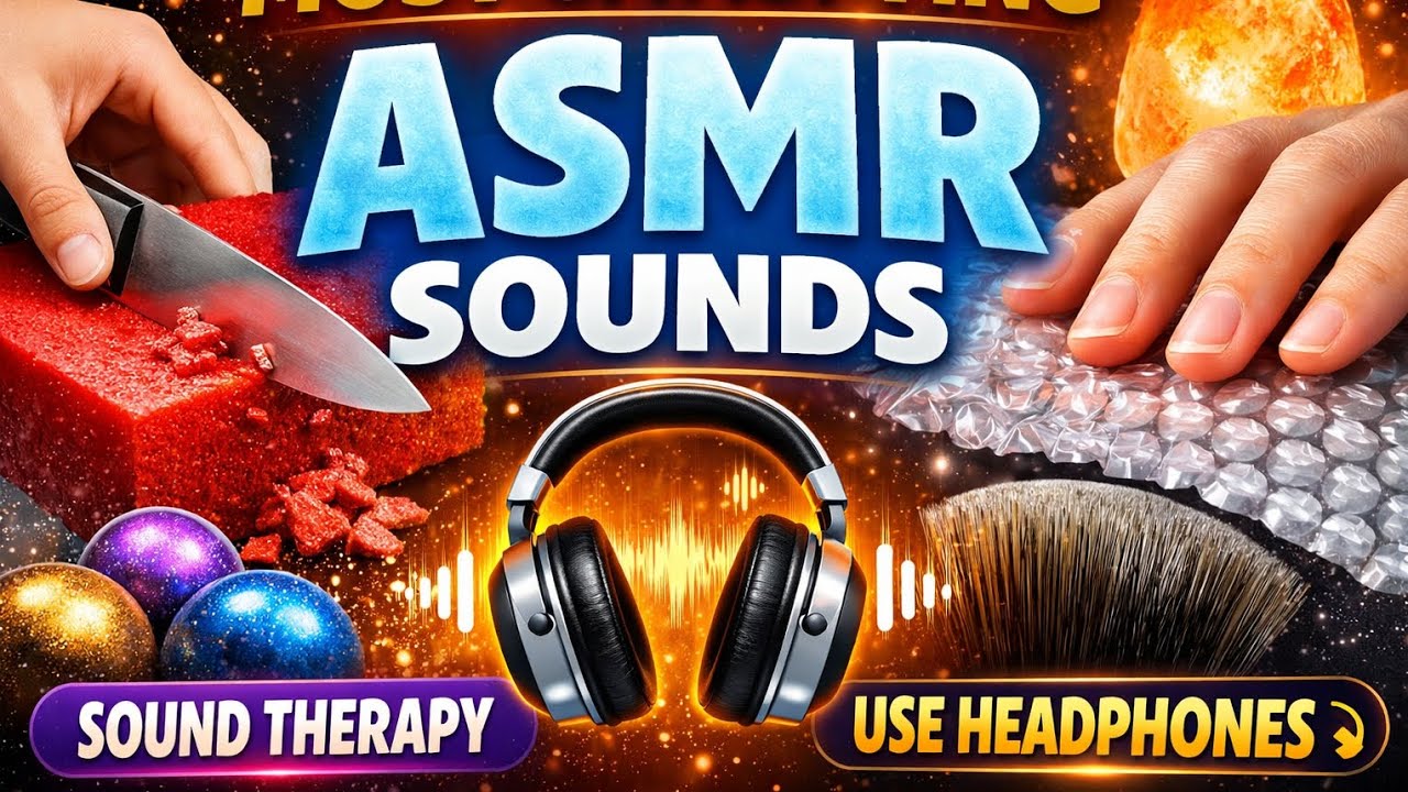  “Ultimate ASMR Sound Therapy Session 🔊 | Deep Relaxing Triggers for Stress Relief ✨”