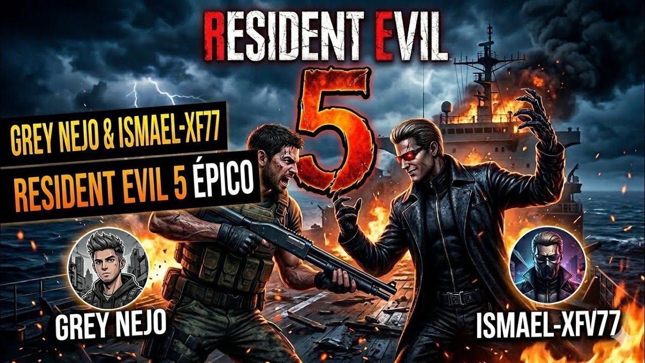 RESIDEN EVIL 5 CON Ismaelxfv77 JUEGO COMPLETO EN DIRECTO