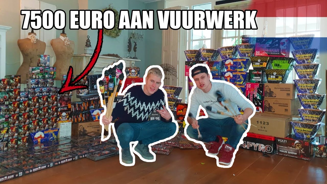 7500 EURO NEDERLANDSE VUURWERK COLLECTIE 2018-2019