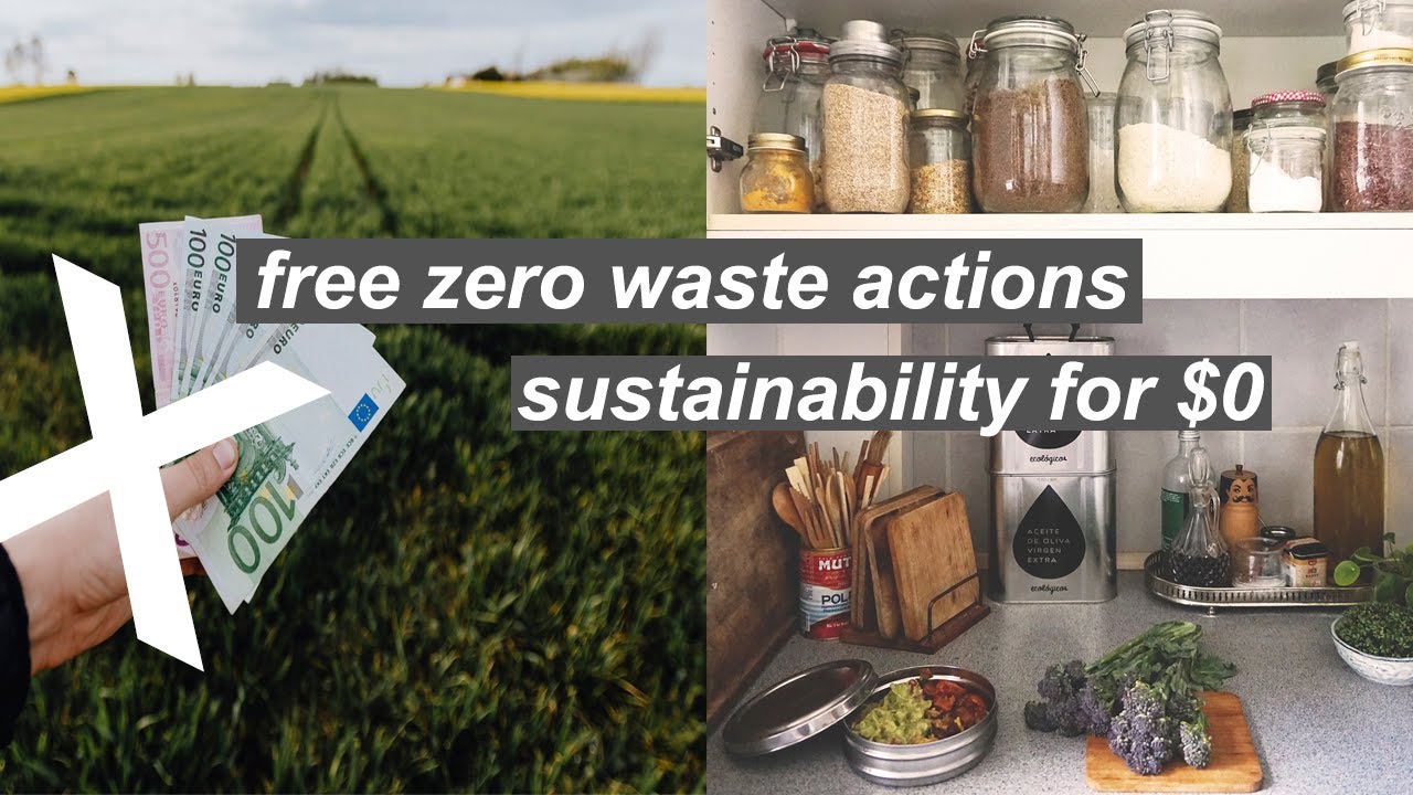 30 FREE SUSTAINABLE ACTIONS // zero waste swaps that do not cost any