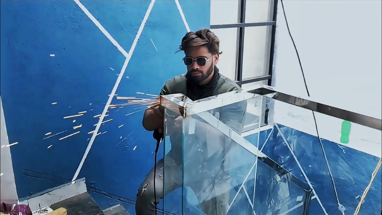 How to make || Stainless Steel Glass Staircase Railing  || @Ssweldingwork