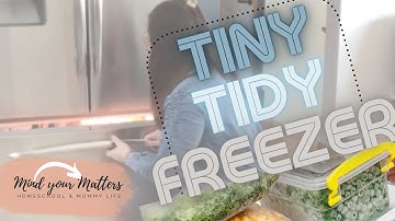 TINY Tidy: Freezer (Declutter and Clean with me!)