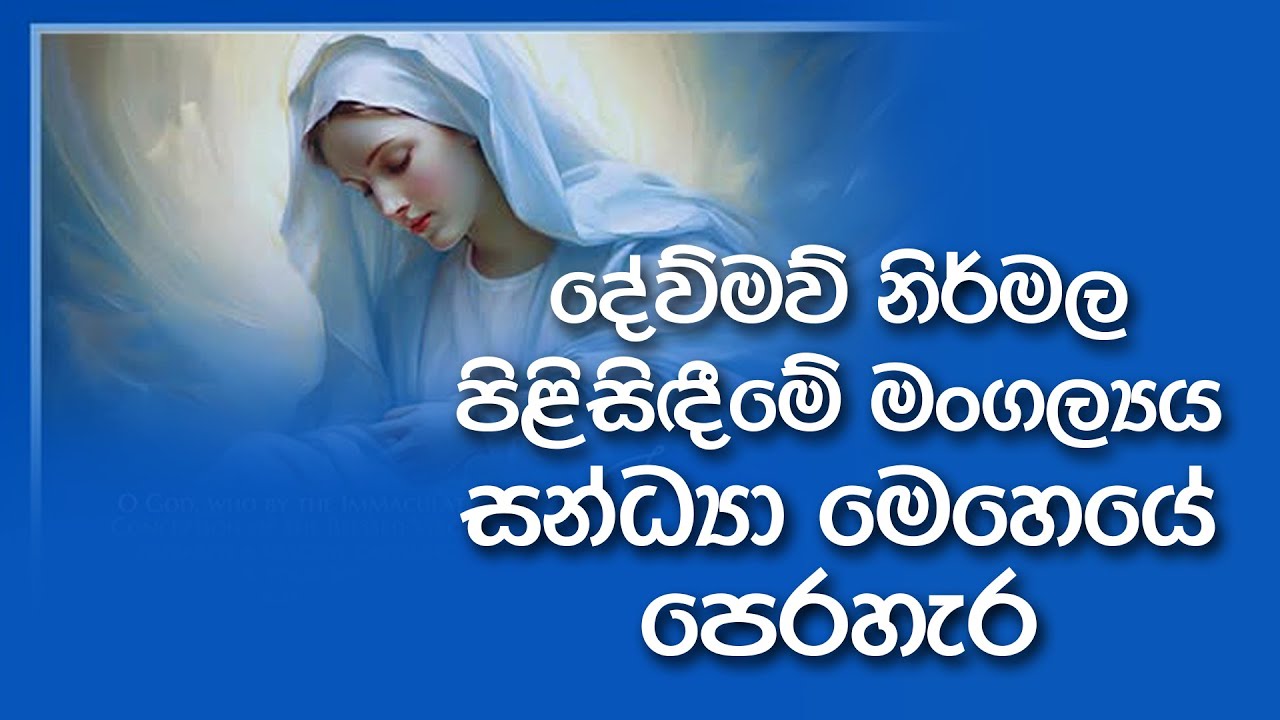 දේවමාතා ප්‍රතිමාව රැගත් පෙරහැර - සන්ධ්‍යා මෙහෙයට පෙර | Sancta Maria TV