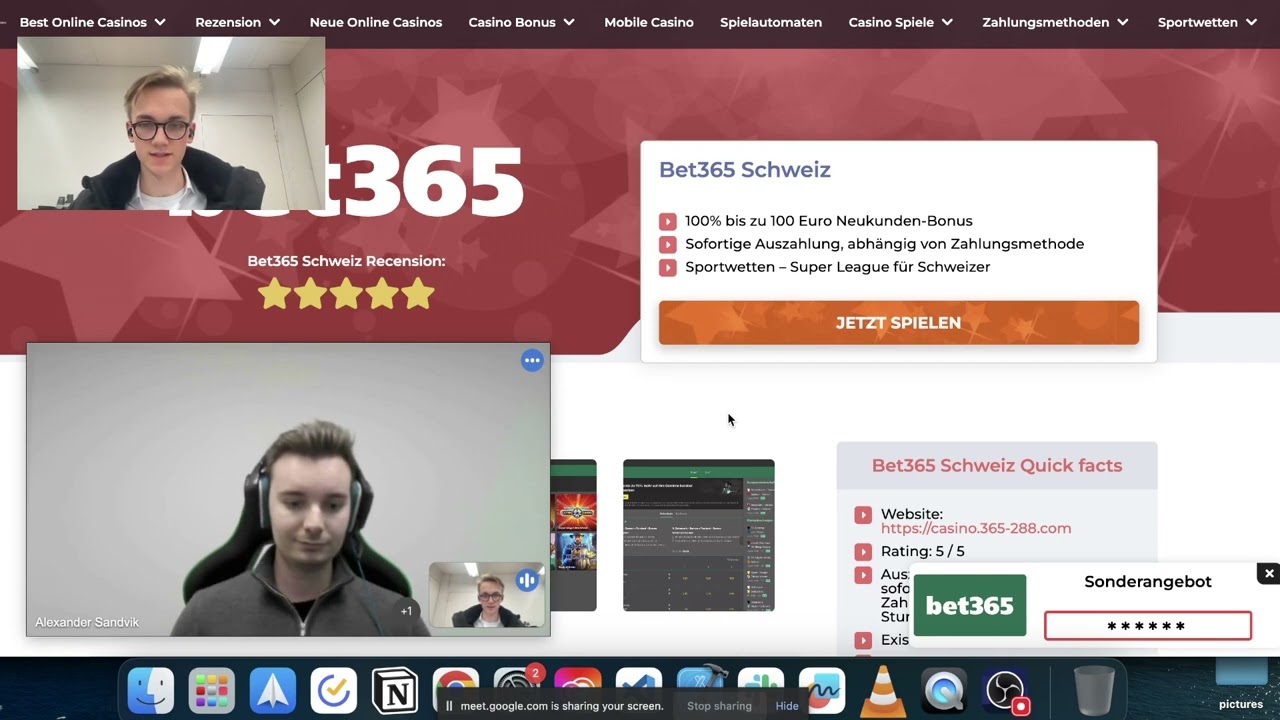 Bet365 Schweiz Recension